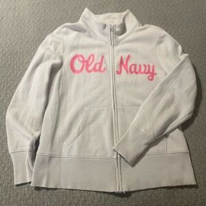 Old Navy Zip-up Jacket with Pink Logo